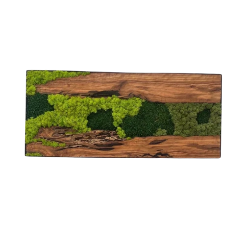 Two-Tone Moss Wall Panel 